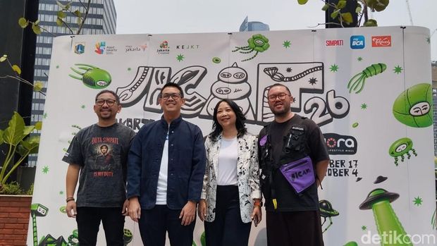 Jumpa pers JICAF 2026 Jumpa pers JICAF 2026 digelar di ARTOTEL Hub, kawasan Thamrin, Jakarta Pusat, pada Kamis (10/9/2026).