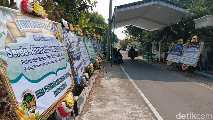 Kediaman anggota TNI yang diduga  meninggal tak wajar di Magetan