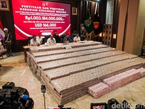 Kejagung Pamer Uang Sitaan Rp1 Triliun Kasus Korupsi Hutan Lampung