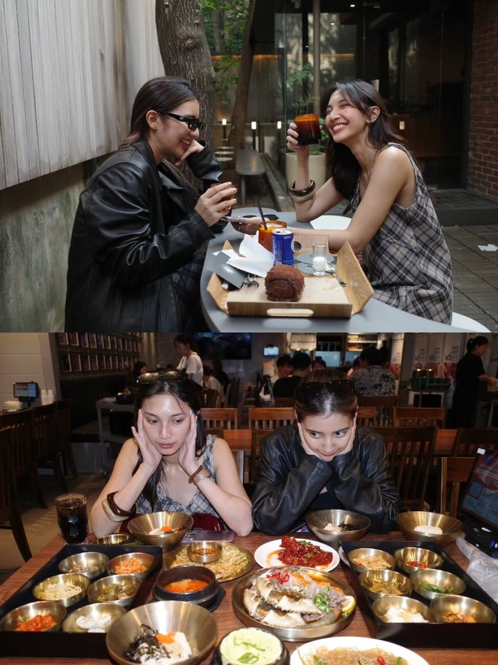 Liburan ke Korea Selatan, Sheila Dara Asyik Mukbang hingga Ngemil Pastry