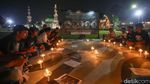 Lilin Menyala, Doa Dipanjatkan untuk Lima Jurnalis Hilang