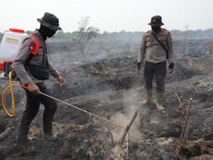 Polda Riau Uji Coba Pemadaman Karhutla Pakai Metode X-Fire