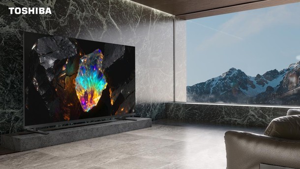Toshiba TV ZXS RGB Mini LED Dirilis, Panel 180Hz dan Audio REGZA 4.1.2