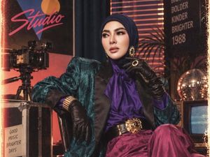 7 Potret Artis Ikut Tren Edit Foto Tahun 80an, Wulan Guritno Bak Ratu Rock