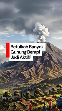 Video: Benarkah Banyak Gunung Berapi Tidak Aktif di Indonesia Jadi Aktif?