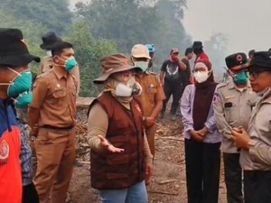 Bupati Kobar Ajak Warga Hargai Perjuangan Petugas-Relawan Karhutla