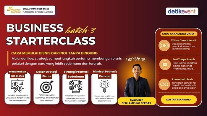 Business starterclass-detikevent