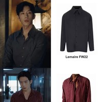 Lewat potongan kemeja minimalis Lemaire hingga kemeja garis-garis beraksen selendang leher dari Saint Laurent, gaya smart-casual Luan Nian atau Luke selalu berhasil mencuri perhatian penonton drama China The Early Spring yang tayang di Netflix. Foto: Dok. Weibo, Netflix, Instagram