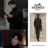 Memerankan sosok Luan Nian atau Luke yang dikenal tampan nan romantis namun bermulut lantam dalam The Early Spring, Jing Boran menebarkan pesonanya dalam balutan turtleneck dan outer rajut hitam dari Hermes. Foto: Dok. Weibo, Netflix, Instagram