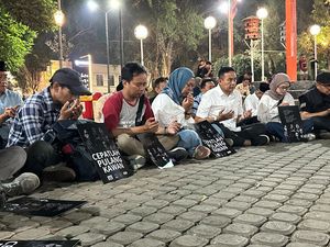 Doa Keselamatan untuk 5 Jurnalis Hilang di Anak Krakatau dari Malang