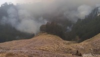Menurut Setyowadi, petugas melakukan pemadaman menggunakan tangki air. Pemadaman manual juga dilakukan dengan menyasar titik-titik api yang masih dapat dijangkau.