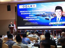 Ketua DPD Dorong Pengembangan Koridor Ekonomi Sumatera Pascabencana