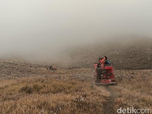 Dari Darat dan Udara, Begini Upaya Petugas Padamkan Karhutla Bromo