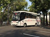 VKTR Pamer Bus Listrik Tambang, Bisa Tempuh 350 Km Sekali Cas