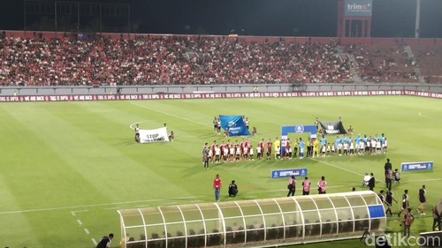 Bali United menang telak 4-1 atas Isenmulang FC di Stadion Kapten I Wayan Dipta, Gianyar dalam pekan kedua Super League 2026/2027, Sabtu (12/9/2026). Dok. Krisna Pradipta