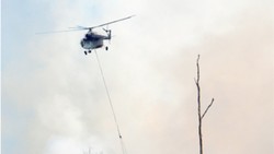 Helikopter Water Bombing Dikerahkan ke Kobar, Api Dekati Danau Masoraian