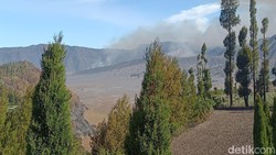 Kebakaran Bromo Makin Luas, Bukit Teletubbies Akhirnya Terbakar!