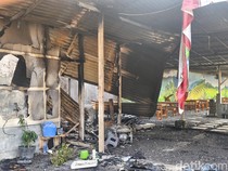 Penampakan Warung Mi Babi Sukoharjo Gosong Dibakar OTK Bersebo