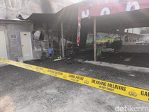 Detik-detik Horor 4 OTK Todong Karyawan Lalu Bakar Warung Mi Babi Sukoharjo