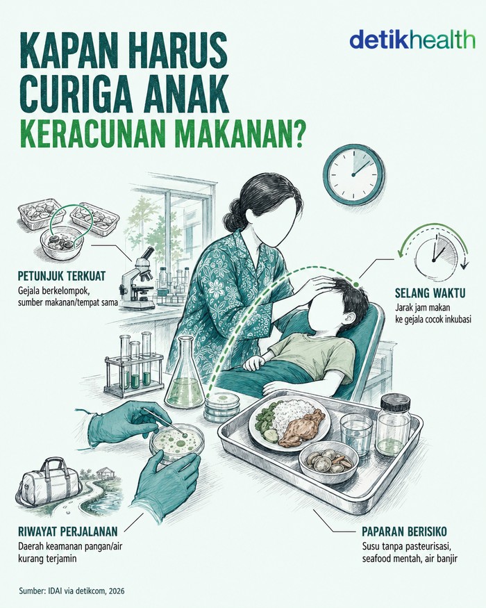kriteria anak keracunan makanan