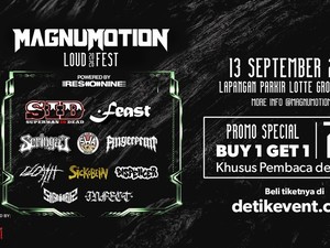 Ada SID-Seringai, Ini Daftar Line Up Magnumotion Loud Fest 2026 Medan