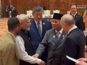 Video: Prabowo Ngobrol Akrab Bareng Putin, Xi, dan Modi Jelang KTT BRICS
