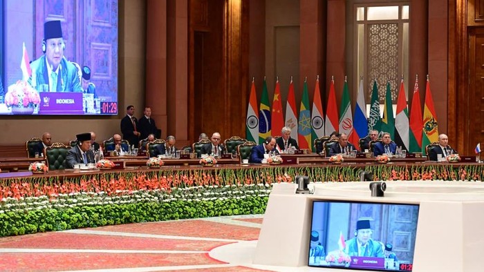 Presiden Prabowo di KTT ke-18 BRICS, India, Sabtu (12/9/2026).
