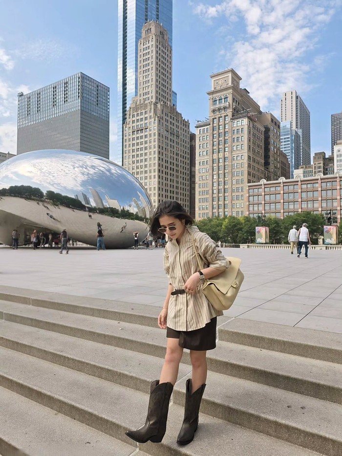 Prilly Latuconsina dan Omara Esteghal di Amerika Serikat
