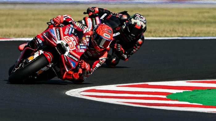 Marc Marquez menangi Sprint Race MotoGP San Marino 2026.