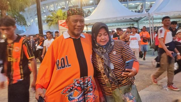 The Jakmania usai nonton laga Persija vs Persib di GBK