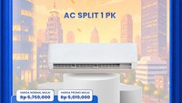 Tergiur Harga Miring AC Split 1 PK di Transmart Full Day Sale