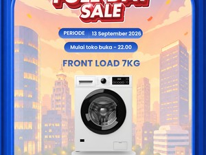 Beli Mesin Cuci Front Load 7Kg Lebih Hemat di Transmart Full Day Sale