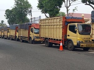 348 Kendaraan Terjaring Razia di Jambi, 9 Truk Batu Bara Langgar Jam Operasional
