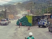 Truk Rem Blong Tabrak Motor hingga Terguling di Lampung Selatan, Pemotor Tewas