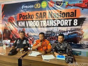 Gelombang Tinggi Capai 2,5 Meter, Evakuasi Penumpang Kapal Virgo Terkendala