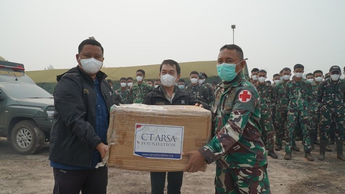 CTARSA Foundation bantu Satgas Karhutla Kalteng