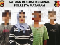 Polisi Tangkap Penadah-Pencuri Kendaraan Roda Tiga di Mataram