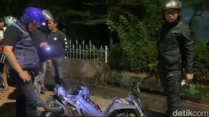 Geng motor melakukan penyerangan di Makassar.