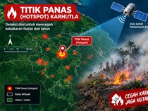 56 Hotspot Terdeteksi di Lampung Timur, Mayoritas di Kawasan Way Kambas
