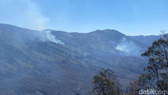 Api Karhutla Bromo menuju wilayah Malang dan mengepung Cafe Hillside