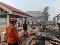 Video Karhutla di Poso Meluas Sampai Melahap SMAN 1 Pamona Selatan