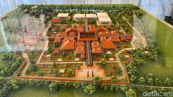 Maket Museum Agung Majapahit.