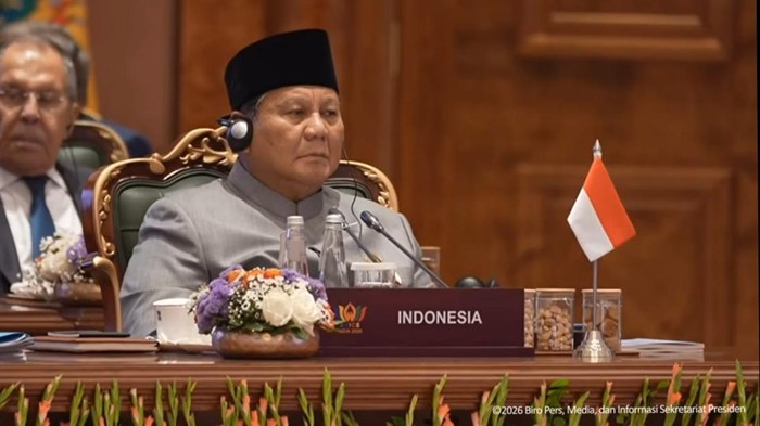 Presiden Prabowo Subianto menghadiri hari kedua Konferensi Tingkat Tinggi (KTT) ke-18 BRICS 2026 di India, Minggu (12/9/2026).