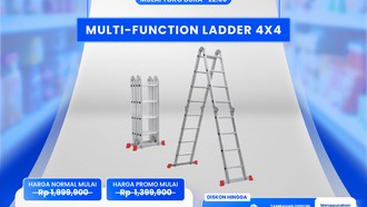 Transmart Full Day Sale! Tangga Multifungsi Diskon Gede-gedean