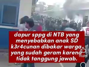 Heboh Video SPPG Dibakar gegara 352 Siswa Lombok Keracunan MBG, Ternyata Hoaks