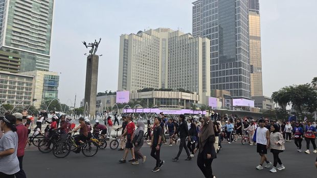 Warga dukung ide CFD di Jakarta digelar Sabtu dan Minggu (Taufiq/detikcom)