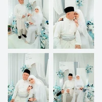 Beredar di media sosial, sejumlah orang sempat menyangsikan keaslian foto-foto pernikahan tersebut. Foto: Instagram @azimpictures
