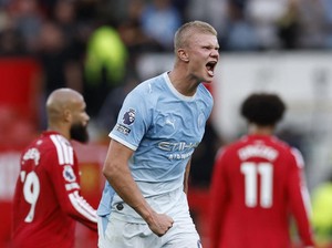Haaland Memang Incar Rekor Gol Derby Manchester