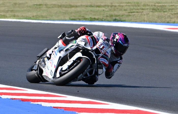 MotoGP - San Marino Grand Prix - Misano World Circuit Marco Simoncelli, Misano, Italy - September 13, 2026 Aprilia Racings Jorge Martin in action during the MotoGP race REUTERS/Jennifer Lorenzini