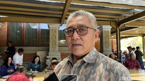 Kepala Bapenda Bali I Dewa Tage Wirasa ditemui di Kantor DPRD Bali, Senin (14/9/2026).